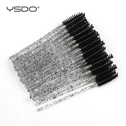 5/50 Pcs Eyelash Brushes False Eye Lashes Extension Tools Eyebrow Brush Mascara Wands Applicator Spoolers Lashes Cosmetic To…