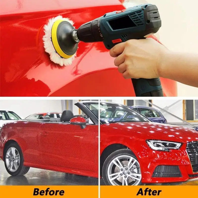 Universal Car Polish Pad 3/4inch For M10/M14 Soft Wool Machine Waxing Polisher Car Body Polishing Discs Cleaning Accessories…