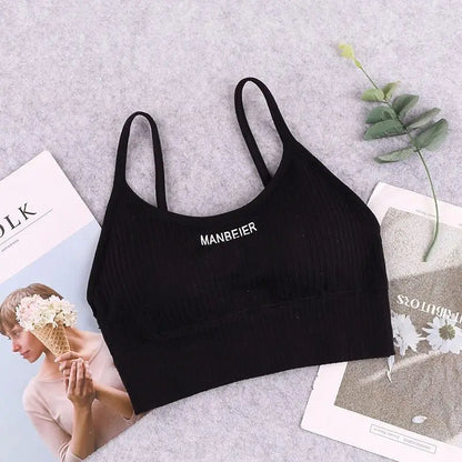 New Sports Bra For Women Gym Sexy Crop Top Bra Women Cotton Underwear Soft Comfort Tube Tops Female Brassiere Tops For Girls…