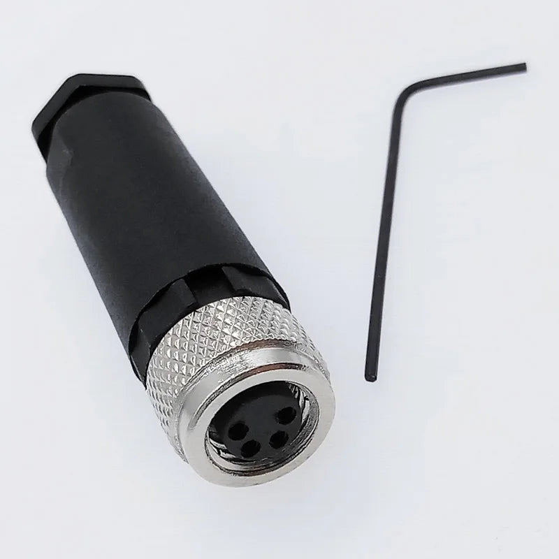 M8 Sensor Connector Waterproof Male&Female Plug Straight Angle Screw Threaded Coupling 3Pin 4Pin - image 4
