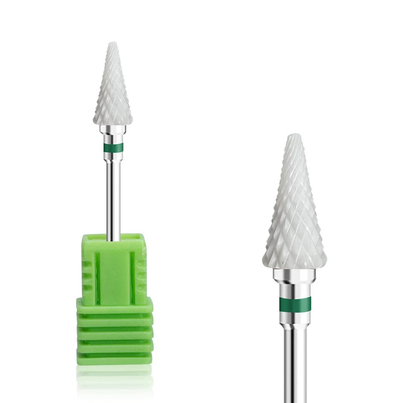 1pcs Ceramic Milling Cutter Nail Drill Bits Electric Manicure Drills Pedicure Mill Bits Machine Files Nail Art accessories T…