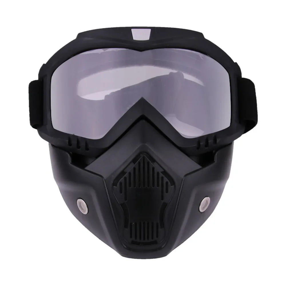 Dustproof Motocross Glasses Adjustable Motorcycle Goggles Breathable Full Face Protective Motorbike Dirt Bike Off-road Mask…