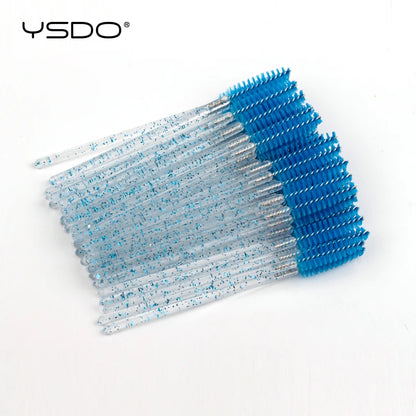 5/50 Pcs Eyelash Brushes False Eye Lashes Extension Tools Eyebrow Brush Mascara Wands Applicator Spoolers Lashes Cosmetic To…