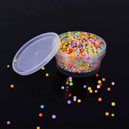 20PCS Foam Ball Round Clear Storage Box Container With Lid Slime Clay Storage Jar Sealed - image 4