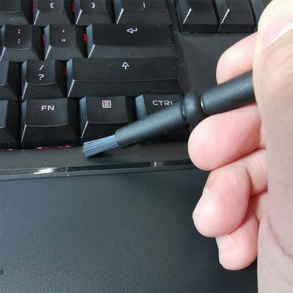 6 in 1 Black Keyboard Cleaning Brush Kit Small Computer Dust Brush Cleaner Anti-static For Laptop USB Household Cleaning Too…