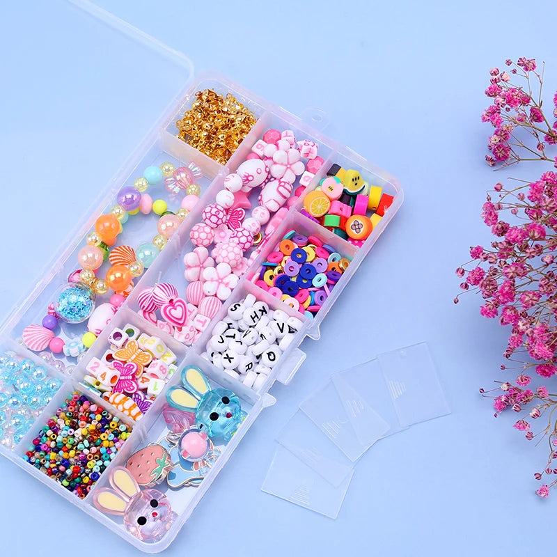 Plastic Jewelry Box 10/15/24 Compartment Slot Organizer Storage Beads Container Adjustable Jewelry Storage Box Rectangle Cas…