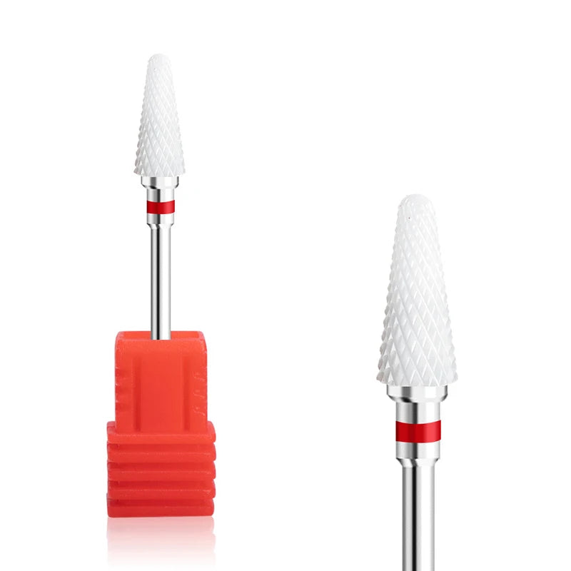 1pcs Ceramic Milling Cutter Nail Drill Bits Electric Manicure Drills Pedicure Mill Bits Machine Files Nail Art accessories T…