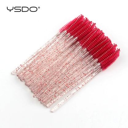 5/50 Pcs Eyelash Brushes False Eye Lashes Extension Tools Eyebrow Brush Mascara Wands Applicator Spoolers Lashes Cosmetic To…