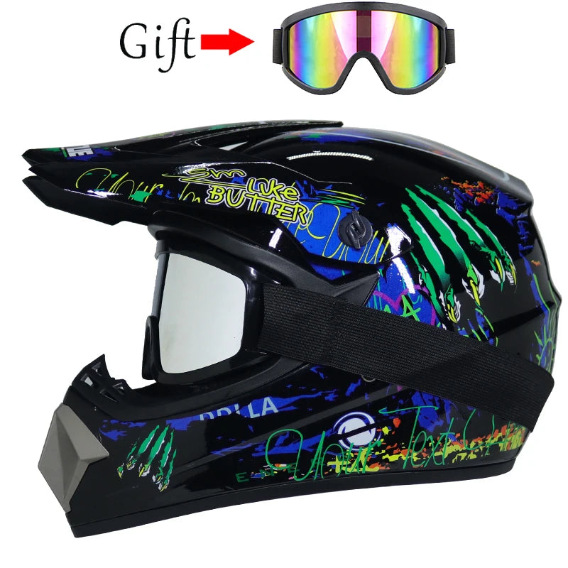 Motorcycle helmet children off-road helmet bike downhill AM DH cross helmet capacete motocross casco - image 6