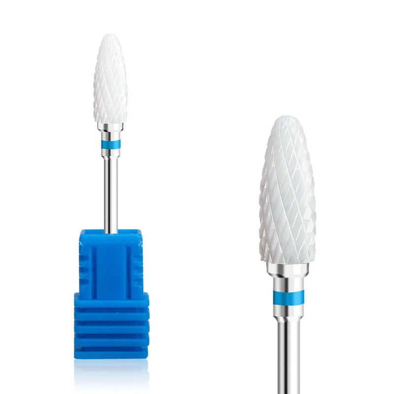1pcs Ceramic Milling Cutter Nail Drill Bits Electric Manicure Drills Pedicure Mill Bits Machine Files Nail Art accessories T…