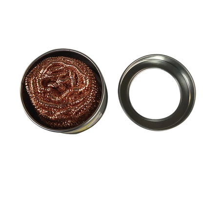 Cleaning Ball Desoldering Soldering Iron Mesh Filter Cleaning Nozzle Tip Copper Wire Cleaner Ball Metal Dross Box Clean Ball…
