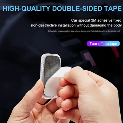 LED Touch Light Mini Wireless Car Interior Lighting Auto Roof Ceiling Reading Lamp for Door Foot Trunk Storage Box USB Charg…