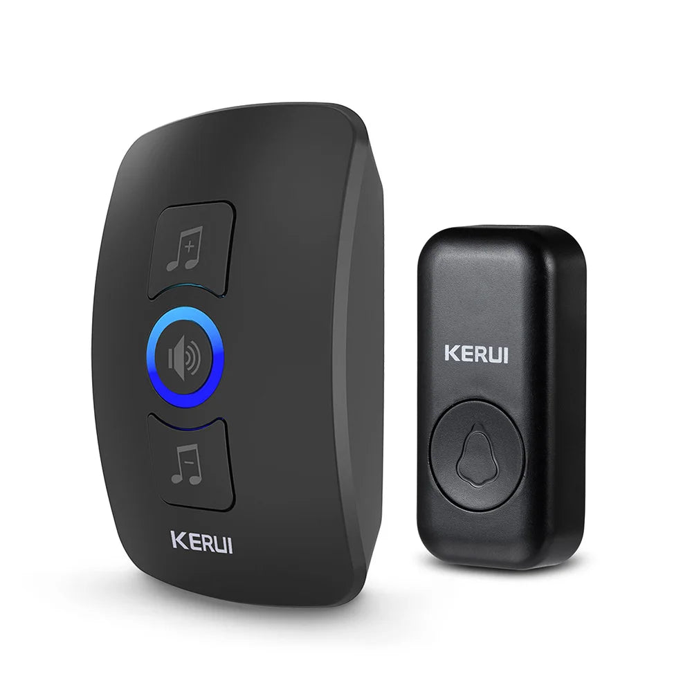 KERUI Wireless Doorbell Waterproof OutDoor Smart Home Door Bell Welcome Melodies Chimes LED Flash Security Adjustable Volume…