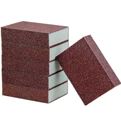 1/10Pcs Rust Remove Sponge Carborundum Eraser Household Cleaning Brush Descaling Scouring Sponges Rub Cooktop Pot Kitchen To…