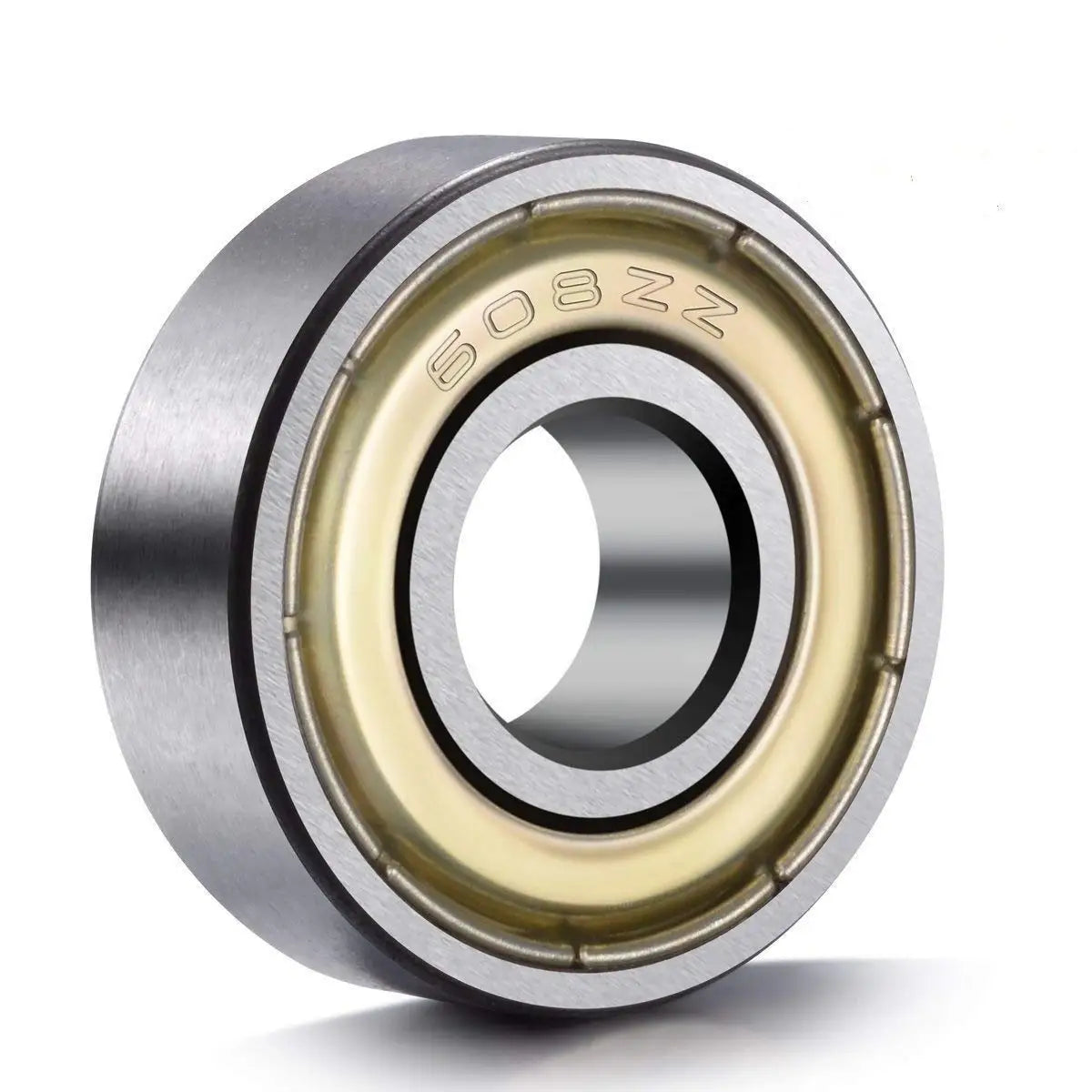 10Pcs 608 ZZ 608RS Ball Bearings 608ZZ Metal Double Shielded Miniature Deep Groove Skateboard Ball Bearings 8mm X 22mm X 7mm…
