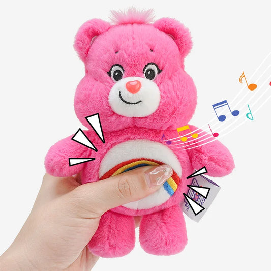 Care Bears Plush Kawaii Carebears Rainbown Bear Plush Anime Hobby Toy Keychain Bag with Sound Dolls Christmas Birthday Gifts…