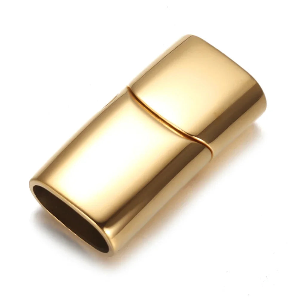Stainless Steel Magnetic Clasp 8*4mm 10*5mm 12*6mm for DIY Bracelet Accessories Jewellery Making Supplies Jewelry Parts - im…