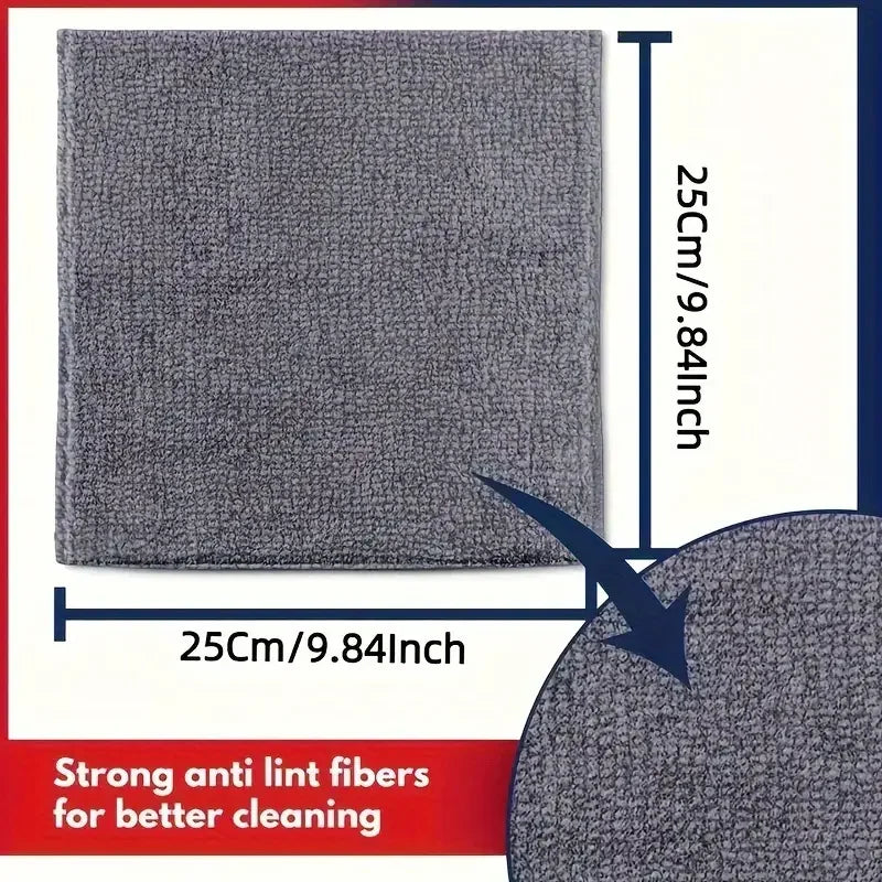 Thicken Microfiber Cleaning Cloths Lint Free Microfiber Cleaning Towel Cloths Reusable Cleaning Towels Absorbent for Car Win…