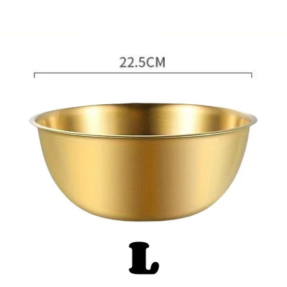 1-3 Stainless Steel Bowl Set with Scale for Cooking Baking Food Storage Large Capacity Mixing Bowls for Home Kitchen Essenti…