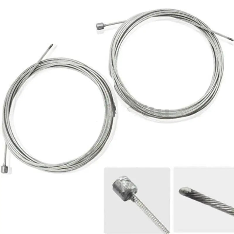 10/5/3/1PC 2M MTB Bicycle Brake Line Bicycle Speed Line Fixed Gear Shifter Gear Brake Cable Set Core Inner Wire MTB Road Bik…