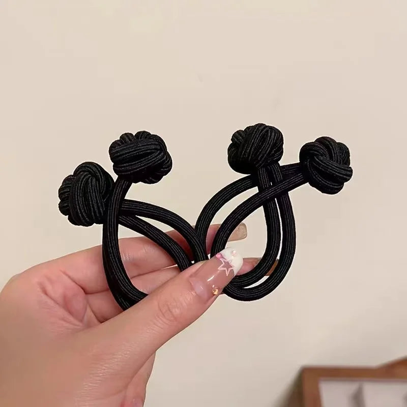 Simplicity Stretch Rubber Hair Ties for Women High Elasticity Fashion Girl Head Rope Scrunchie Hair Accessories - image 12