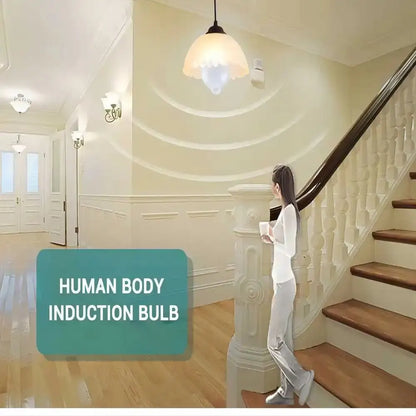 PIR Motion Sensor LED Light Bulb 12W E27 Smart Bulb Motion Activated ON/OFF Home Lights Lamp for Home Stair - image 6