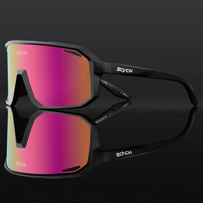 SCVCN Men bicycle Cycling Sunglasses Woman MTB road bike Driving Goggles Outdoor Sports running Glasses UV400 Hiking Eyewear…