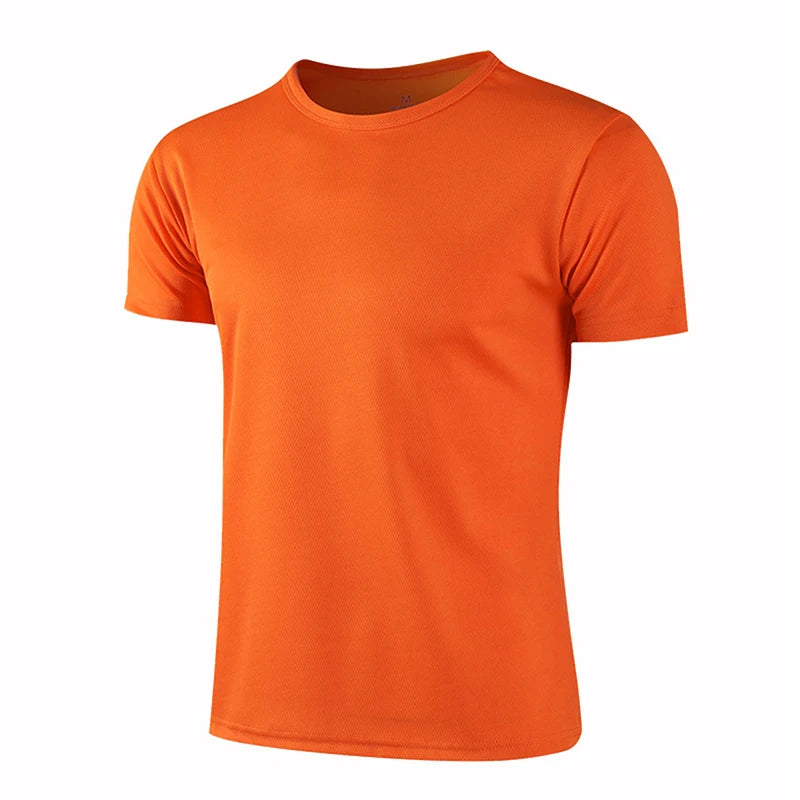 Men Women Quick Dry Short Sleeve Sport T Shirt Gym Jerseys Fitness Shirt Trainer Running T-Shirt Teenager Breathable Sportsw…