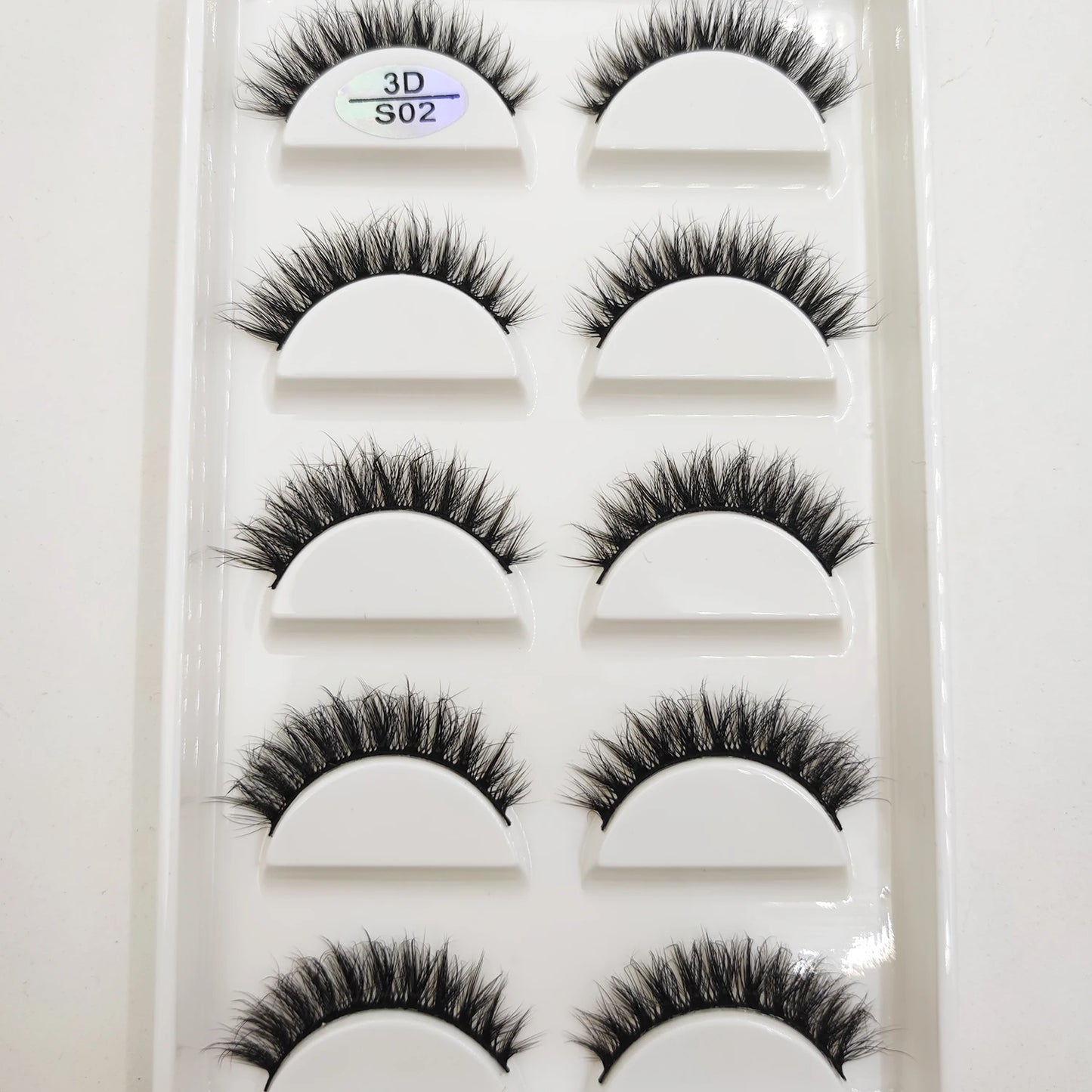 Natural 3D Mink False Eyelashes, Soft Wispy, Fluffy Eye Faux Lashes, Make Up Eyelash, Beauty Cat Cilios, 5 Pairs, 15 Styles…