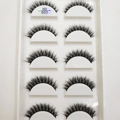 Natural 3D Mink False Eyelashes, Soft Wispy, Fluffy Eye Faux Lashes, Make Up Eyelash, Beauty Cat Cilios, 5 Pairs, 15 Styles…