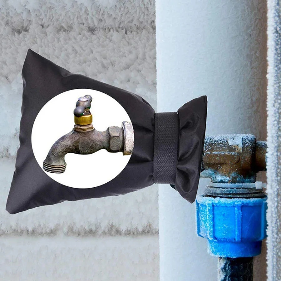 Outdoor Faucet Cover, Winter Freeze Protection Insulation for Water Taps, Garden Faucet Protector - image 5