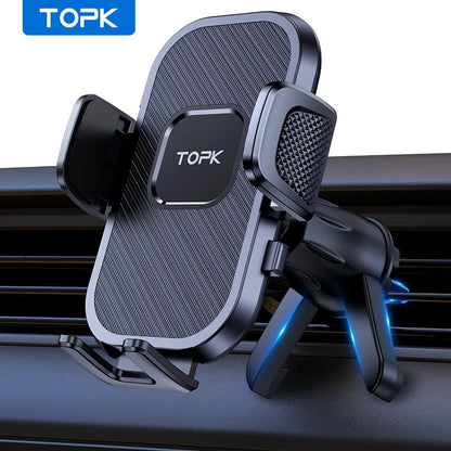 TOPK Car Phone Holder Gravity Stand for iPhone Xiaomi Samsung Car Mobile Support for Dashboard Windshield Air Vent Phone Mou…