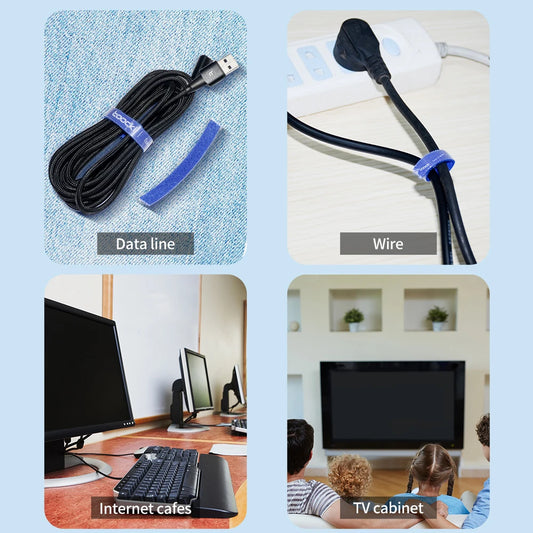 Toocki Cable Organizer Cable Management Tearable Organizador Cables Winder Ties Phone Accessories Wire Cord Organizer And Ca…