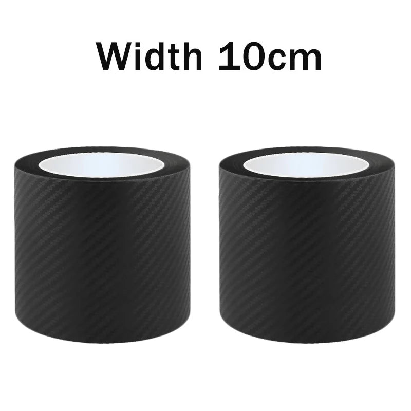 Nano Carbon Fiber Car Sticker Paste Protector Strip DIY Automotive Protective Film Auto Door Sill Side Mirror Anti Scratch T…