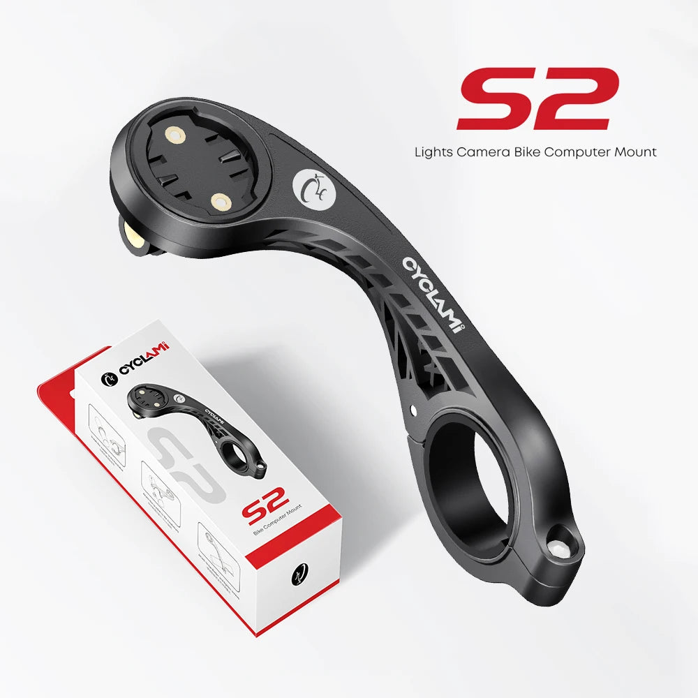 CYCLAMI S2 Bike Computer Mount Mountain Road Bicycle GPS Headlight Holder Bracket Support For GARMIN XOSS IGPSPORT Magene Co…