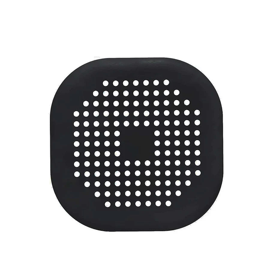 Square Silicone Drain Sticker Bathroom Sewer Hair Filter Drain Cover Household Bathroom Drain Mat - image 8