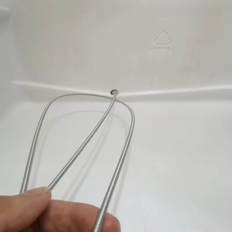 Refrigerator Drain Dredge Cleaning Set Long Flexible Refrigerator Scrub Brush Water Dredging Tool Water Tube Cleaning Coil B…