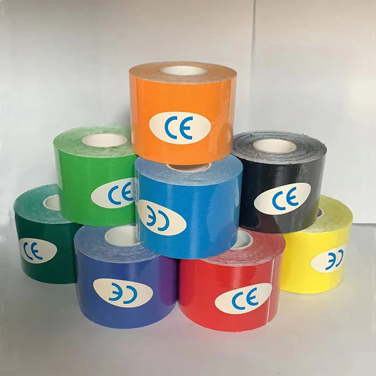 Sports Waterproof Kinesiology Tape Stickers Athletic Bandage Muscle Recovery Protector Strapping Pain Relief Tennis Gym - im…