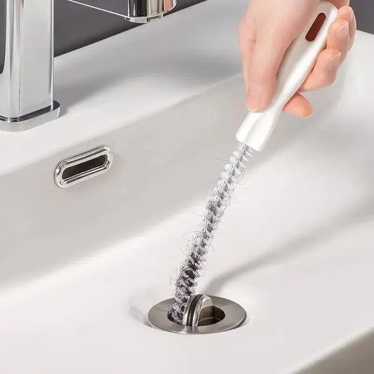 Pipe Dredging Brush Bathroom Sewer Hair Remove Sink Cleaning Brush 48/65/71cm Drain Cleaner Bendable Flexible Cleaning Tools…