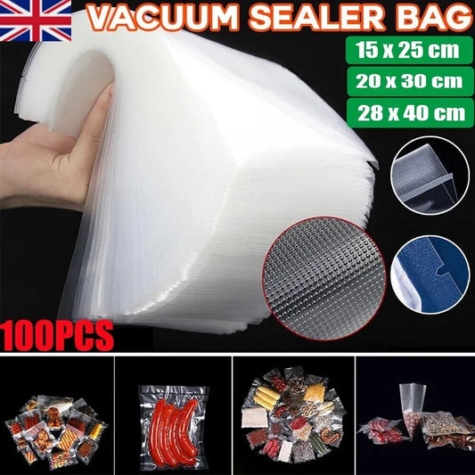 100/200PCS Kitchen Vacuum Bags for Food Vacuum Sealer Packing Machine Food Storage Bag Dry Wet Pack Food Saver Kitchen Acces…