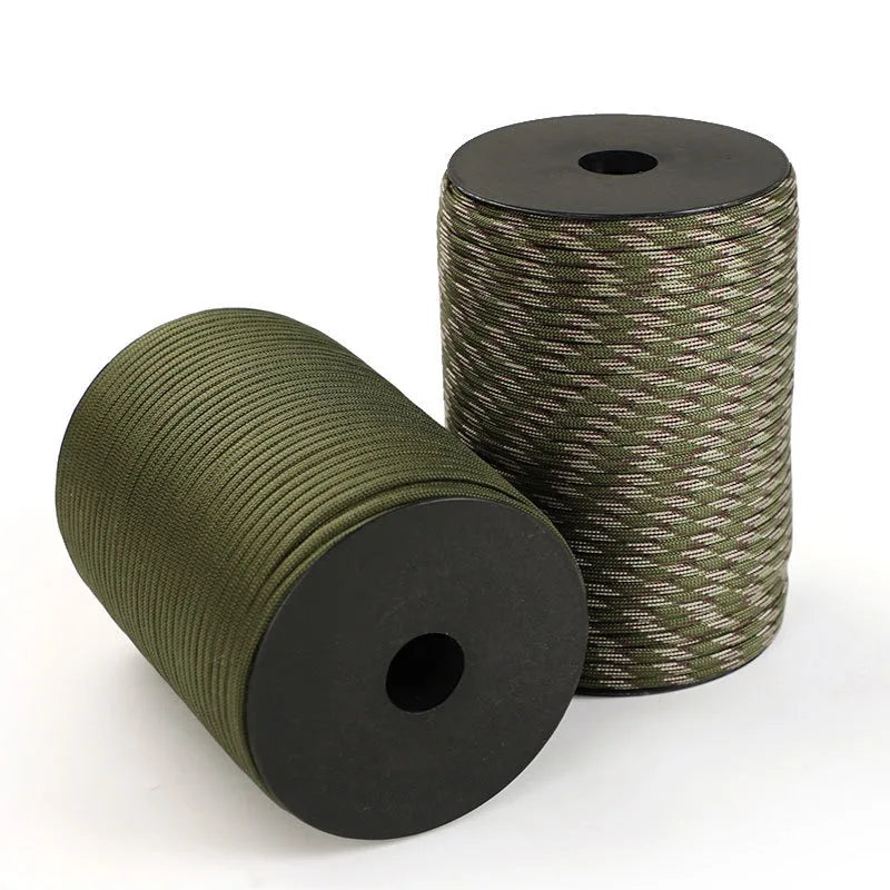 100M/50M 550 Military Standard 9-Core Paracord Rope 4mm Outdoor Parachute Cord Survival Umbrella Tent Lanyard Strap - image 4