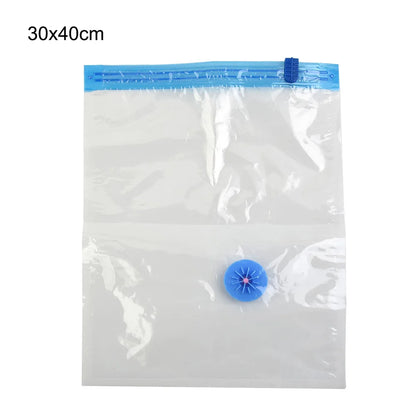 Vacuum Storage Bags With Valve Folding Compressed Space Saving Clothes Storage Big Size For Towel Cloth Blanket - image 10