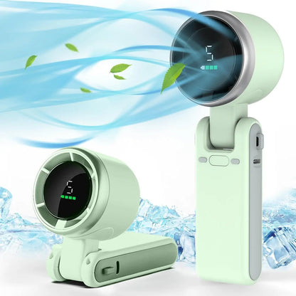 3-in-1 Fan, 5-speed, 3600mAh Rechargeable Lithium Battery, USB Charging, Travel Mini Fan - image 8