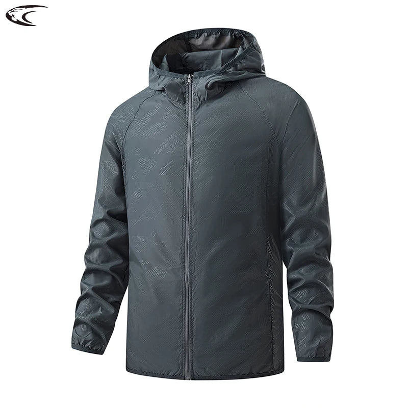 LNGXO Waterproof Hiking Jackets for Men and Women Sun Protection Windbreaker Camping Climbing Rain Coat Unisex Portable Clot…
