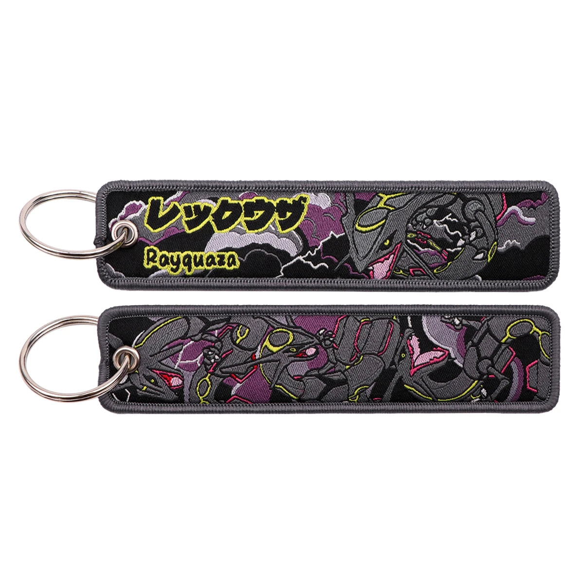 Japanese Anime Elf Monsters Keychain for Cars Backpack Key Holders Embroidery Keyrings Key Tag Jet Tag Accessories Gifts 1pc…