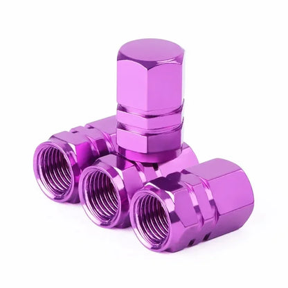 Tire Valve Stem Caps Decorative Tires Accessories Aluminum Alloy Nipple Wheel Caps For Cars Motorcycles Bicycle Cover Dustpr…