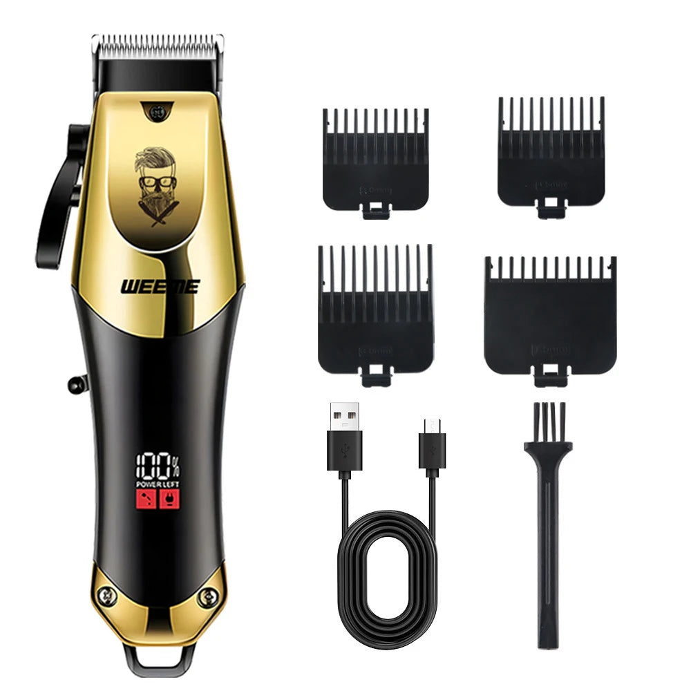 T9 Vintage Men's Electric Hair Clipper Beard Trimmer/Rechargeable Hair Cutting Machine With Nose Hair Trimmer Kit Boyfriend…