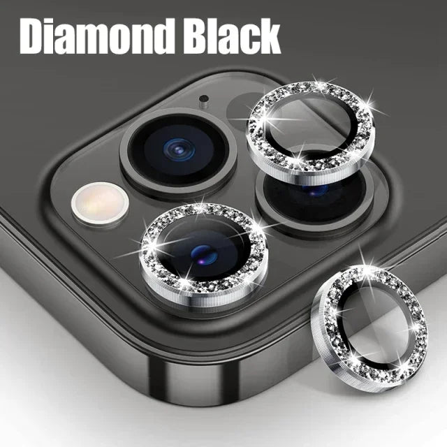 3Pcs Metal Lens Protector Glass For iPhone 15 13 12 11 14 Pro Max Back Camera Lens Protection Film For iPhone 13 Mini 14 15…