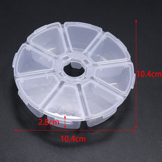 1 Pc Plastic Jewelry Box 5-28 Compartment Slot Organizer Storage Beads Container Adjustable Jewelry Storage Box Rectangle Ca…
