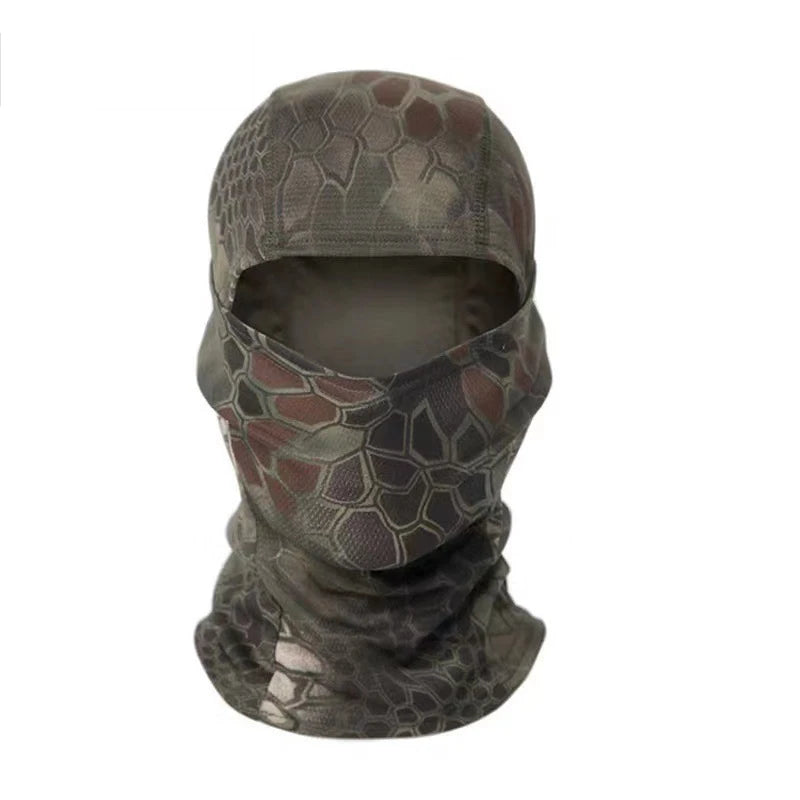 Summer Men's Women's Elastic Breathable Balaclava Hat Sunscreen Cycling Full Face Mask Scarf For Hiking Fishing Skiing - ima…